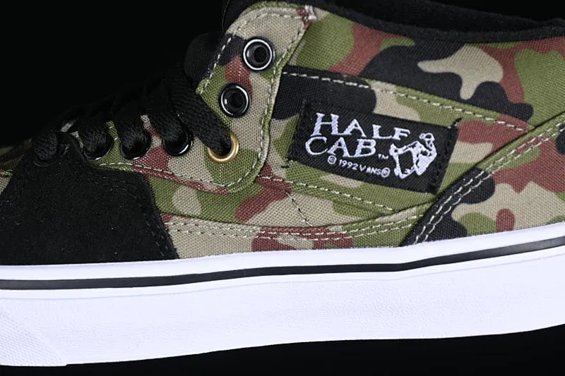 All categories Vans Vans series Vans Mid Vans Half Cab LX black and green camouflage retro casual skateboard shoes VN-OHJ TC6D